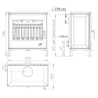 Salamandra A Lenha Grand Cube - Godin